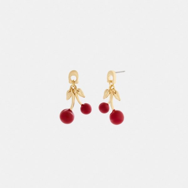 Coach Cherry Drop Earrings - Preorder
