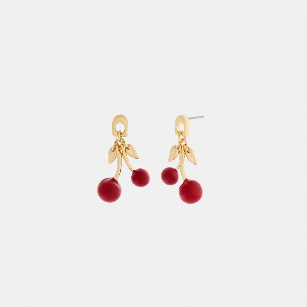Coach Cherry Drop Earrings - Preorder
