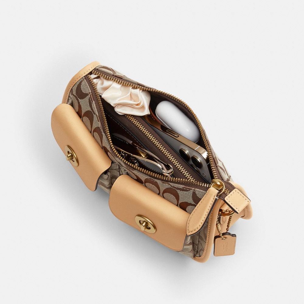Coach Twin Turnlock Waverly Bag In Signature Jacquard - Preorder