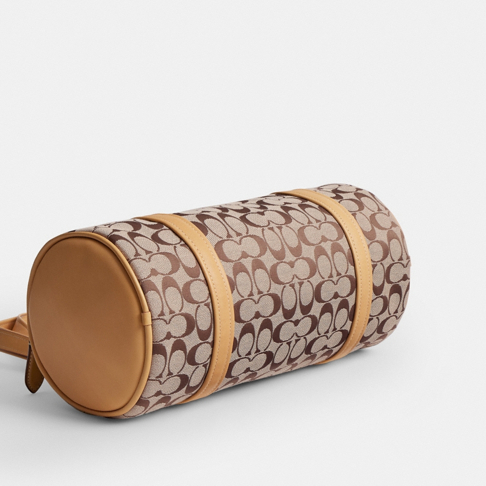 Coach Kisslock Barrel Bag In Signature Jacquard - Preorder - Image 6