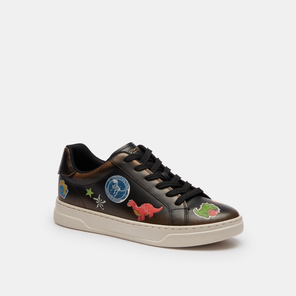 Coach Outlet Rexy 10 Th Birthday High Line Sneaker With Sticker Print - Preorder