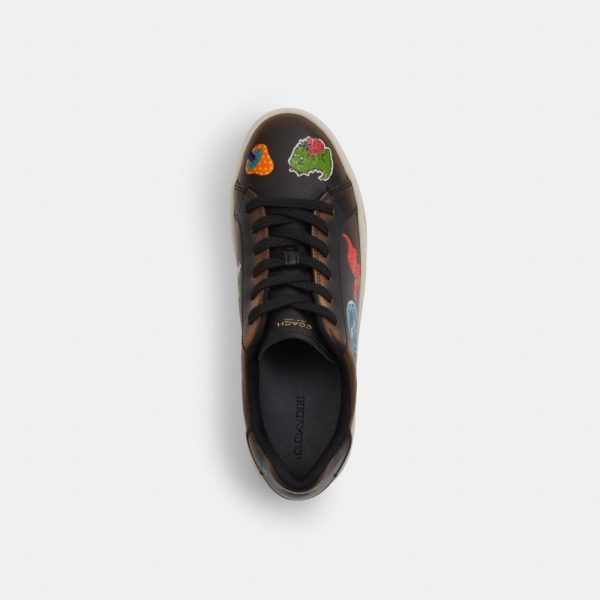 Coach Outlet Rexy 10 Th Birthday High Line Sneaker With Sticker Print - Preorder