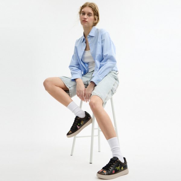 Coach Outlet Rexy 10 Th Birthday High Line Sneaker With Sticker Print - Preorder