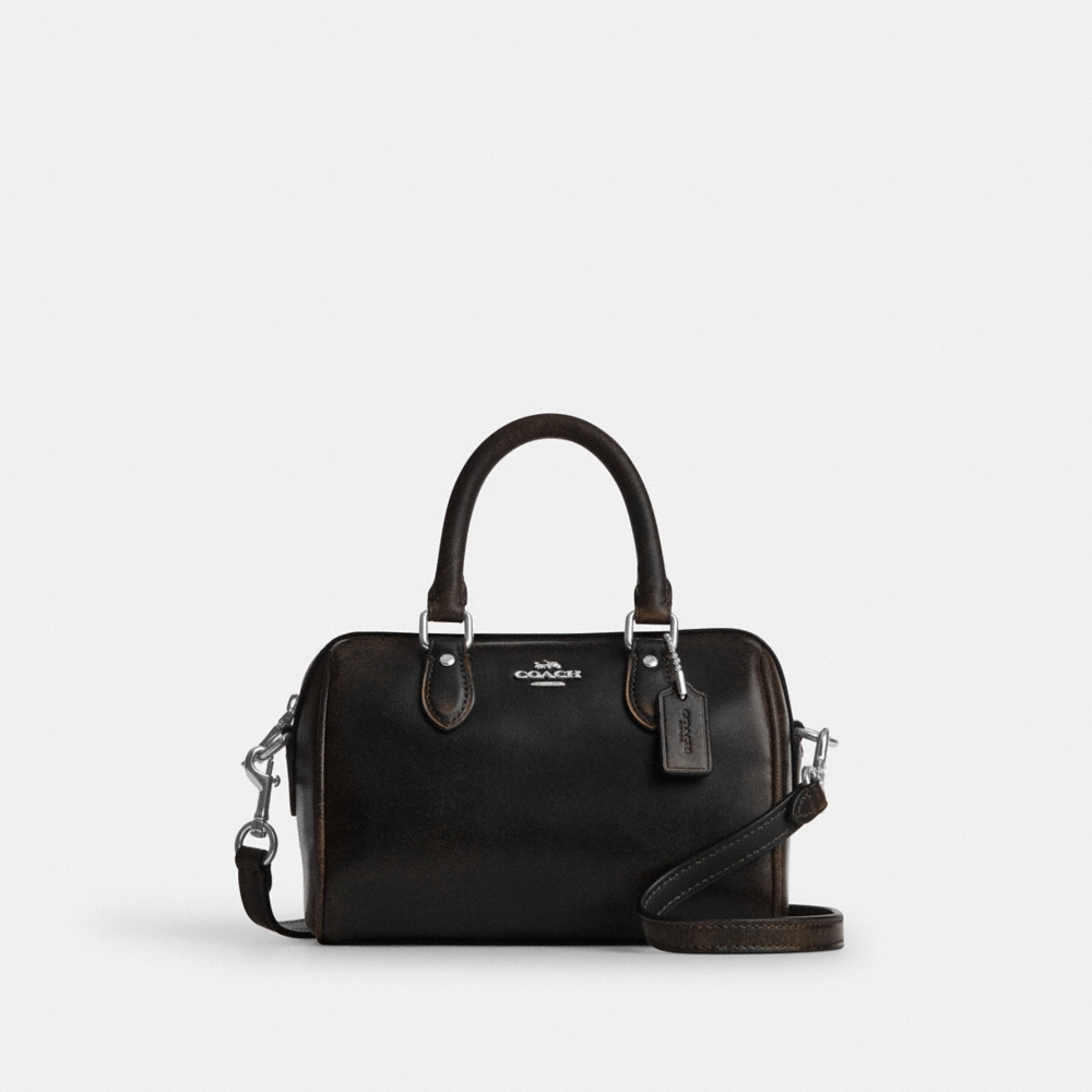 Coach Outlet Mini Rowan Crossbody Bag In Loved Leather - Preorder