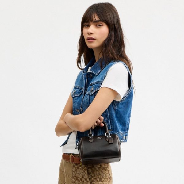 Coach Outlet Mini Rowan Crossbody Bag In Loved Leather - Preorder