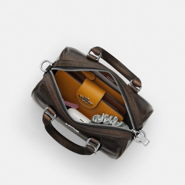 Coach Outlet Mini Rowan Crossbody Bag In Loved Leather - Preorder