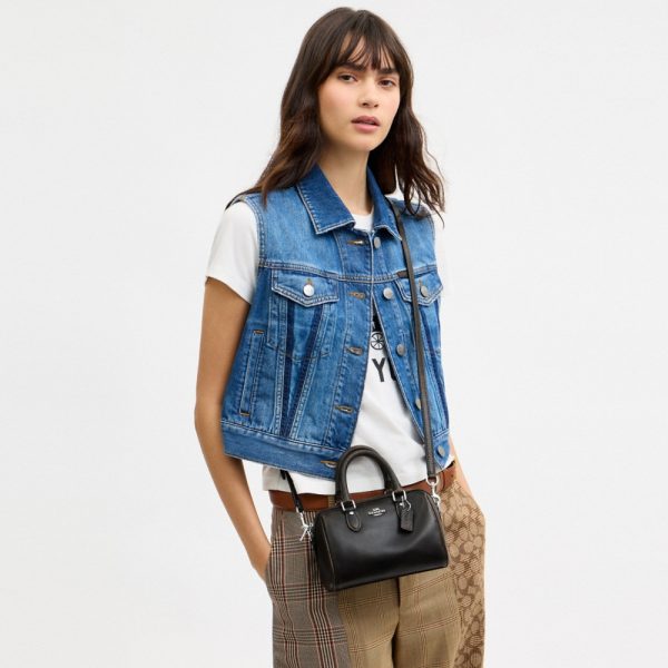 Coach Outlet Mini Rowan Crossbody Bag In Loved Leather - Preorder