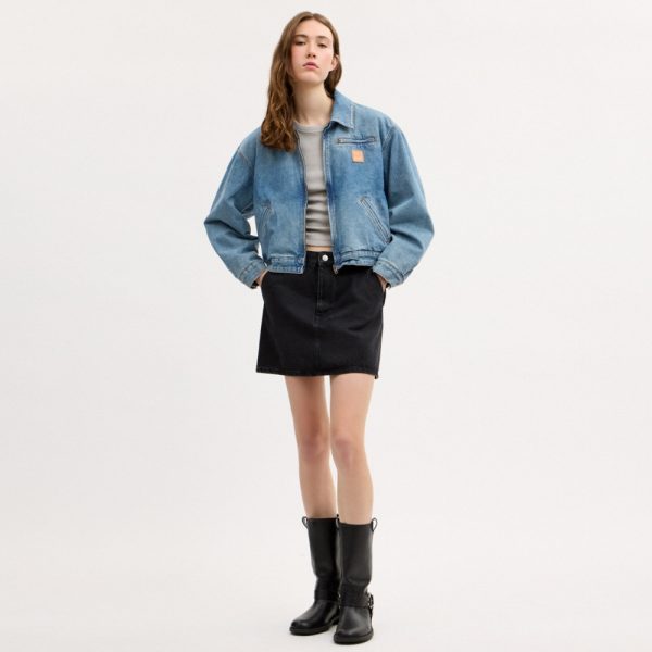 Coach Outlet Zip Denim Cropped Jacket - Preorder