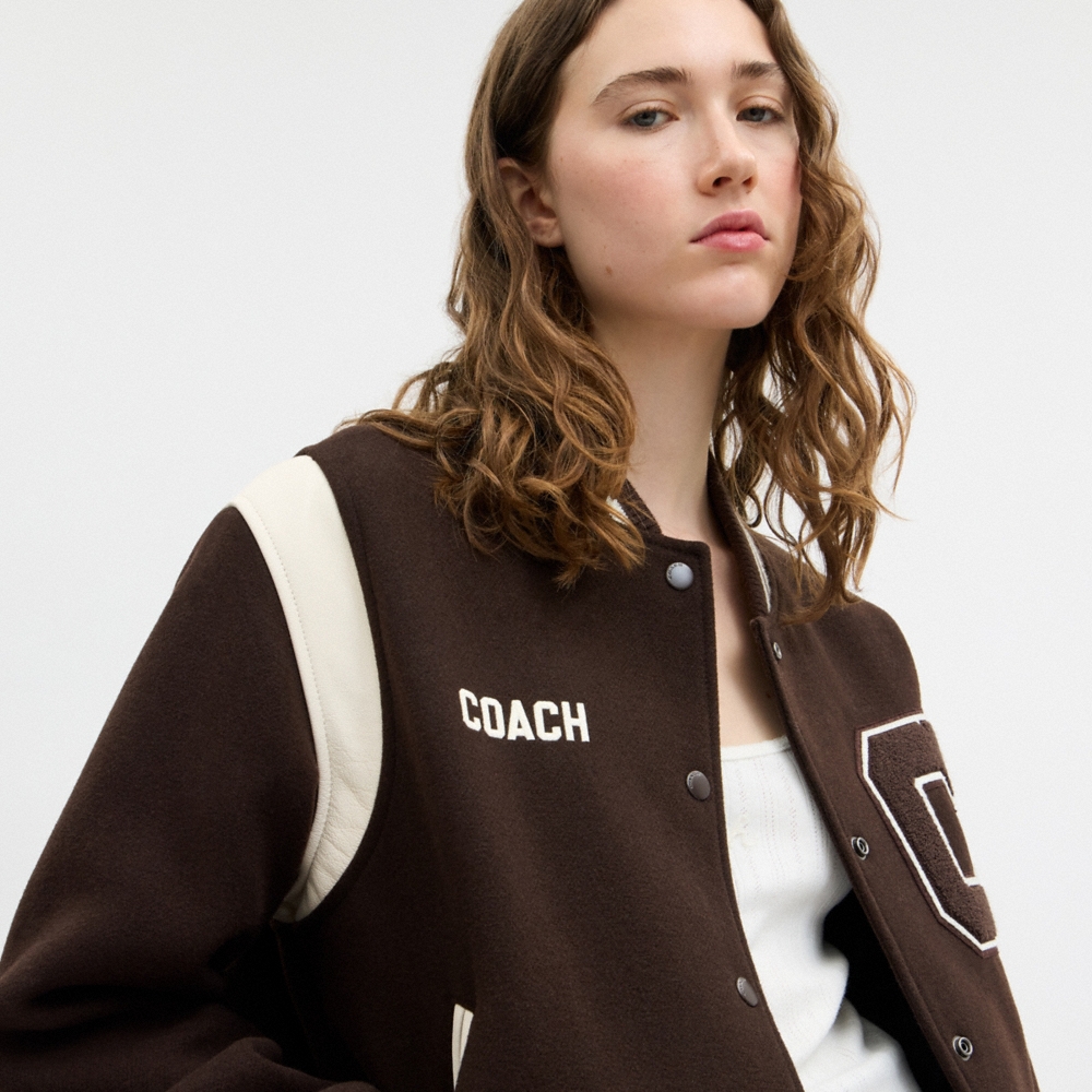 Coach Outlet Wool Varsity Jacket - Preorder