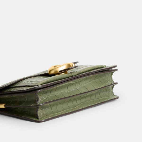 Coach Tabby Shoulder Bag 26 In Alligator - Preorder