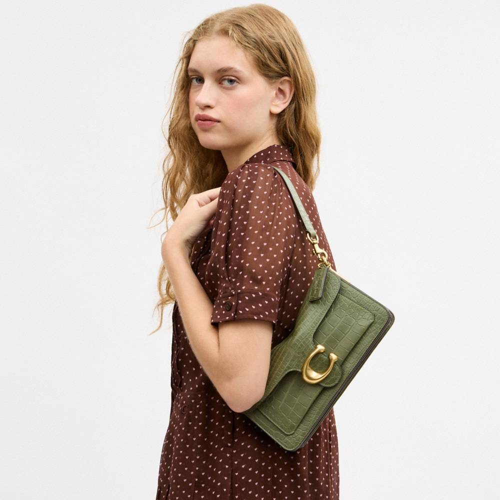 Coach Tabby Shoulder Bag 26 In Alligator - Preorder