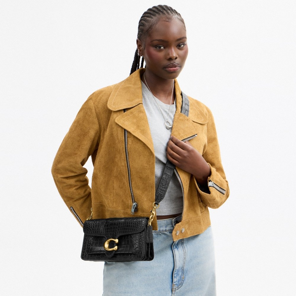Coach Tabby Shoulder Bag 26 In Alligator - Preorder