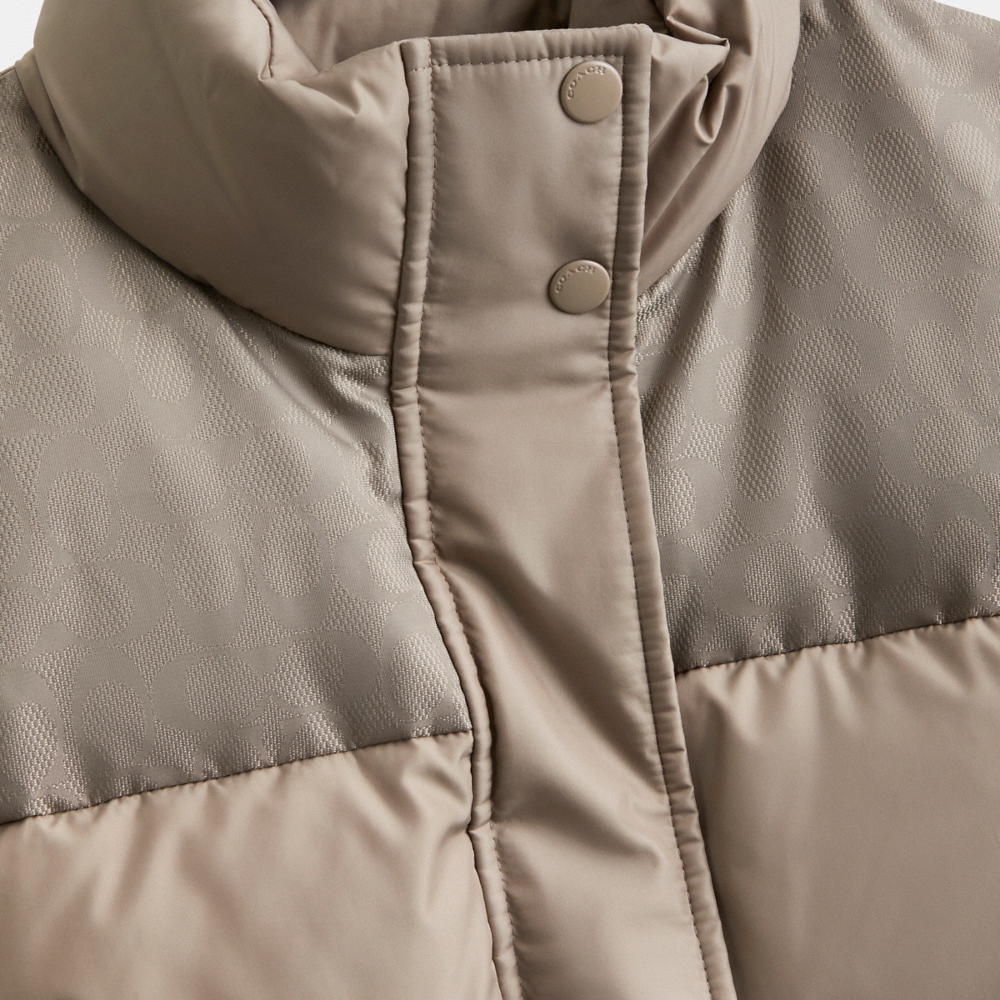 Coach Outlet Signature Cropped Puffer - Preorder