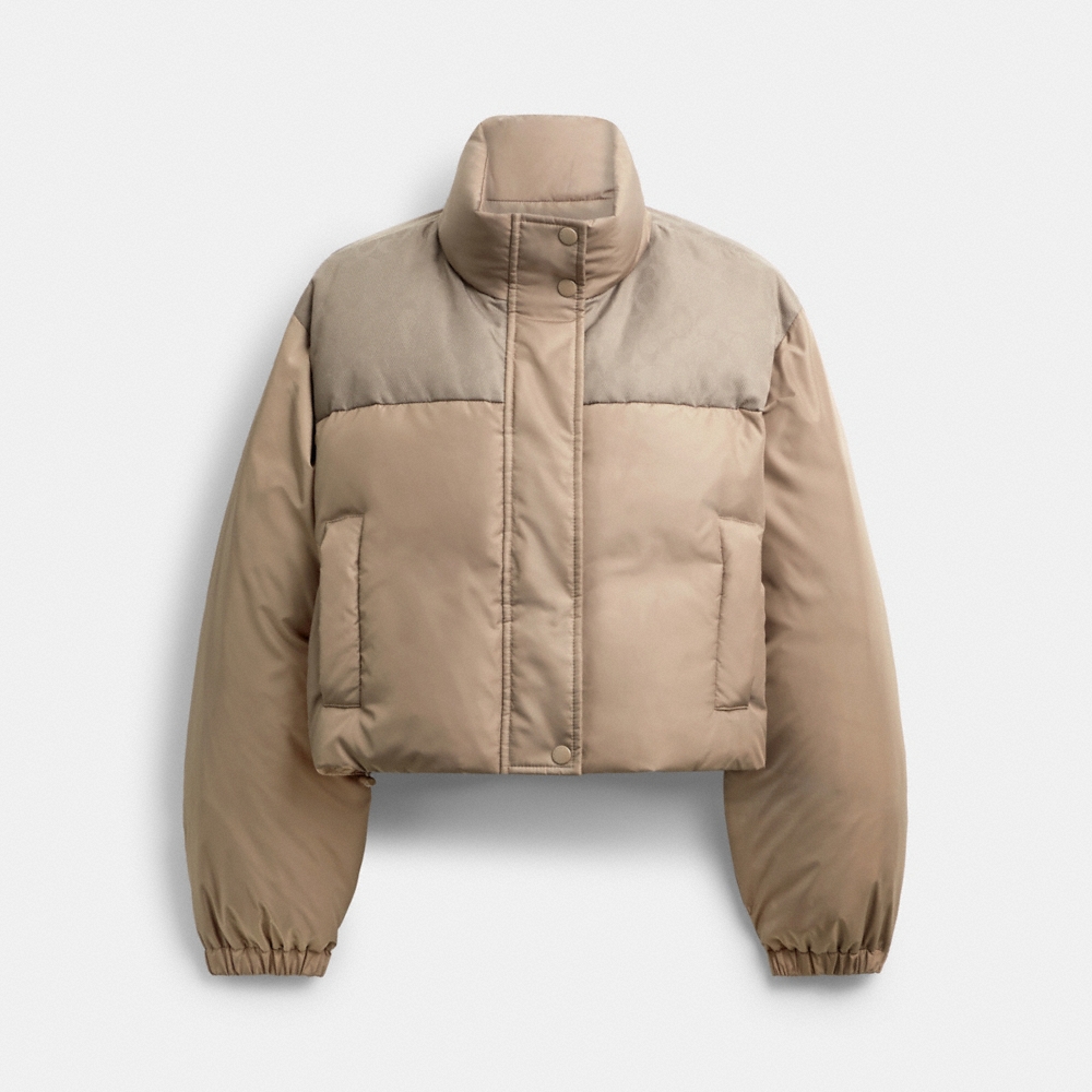 Coach Outlet Signature Cropped Puffer - Preorder