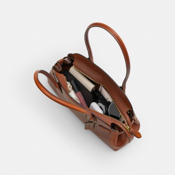 Coach Empire Carryall Bag 34 In Loved Leather - Preorder