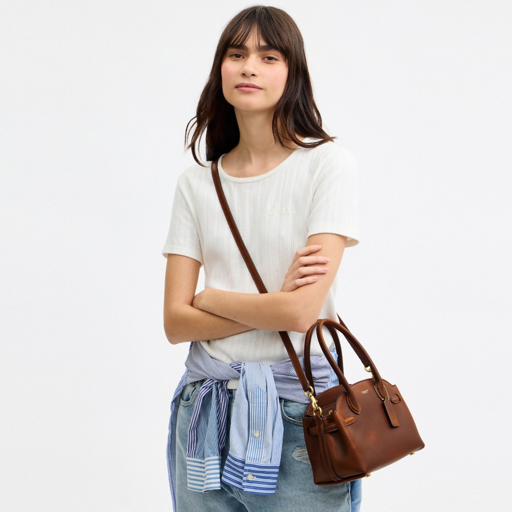 Coach Empire Carryall Bag 21 In Loved Leather - Preorder