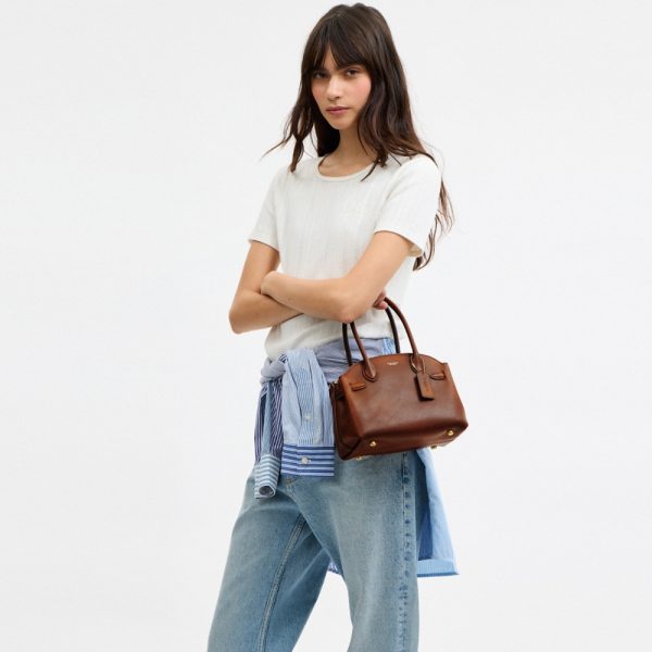 Coach Empire Carryall Bag 21 In Loved Leather - Preorder