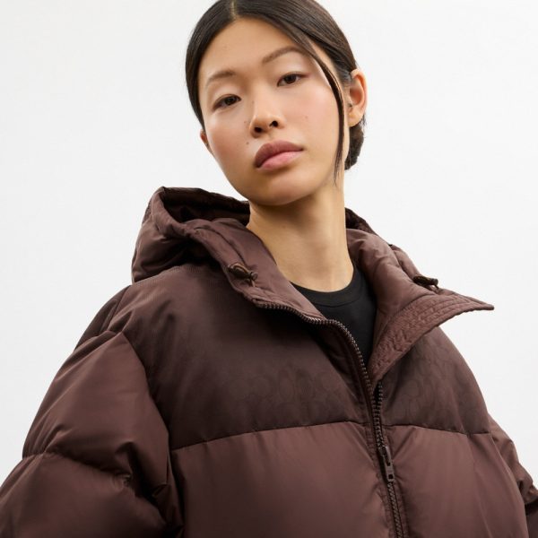 Coach Outlet Signature Hooded Puffer - Preorder