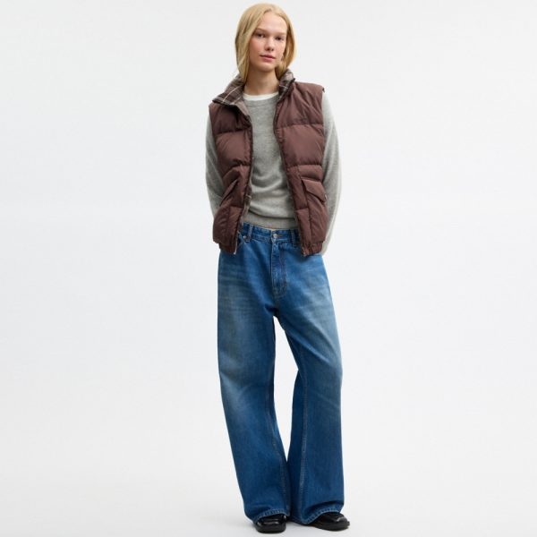 Coach Outlet Reversible Plaid Down Vest - Preorder