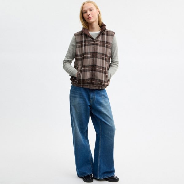 Coach Outlet Reversible Plaid Down Vest - Preorder