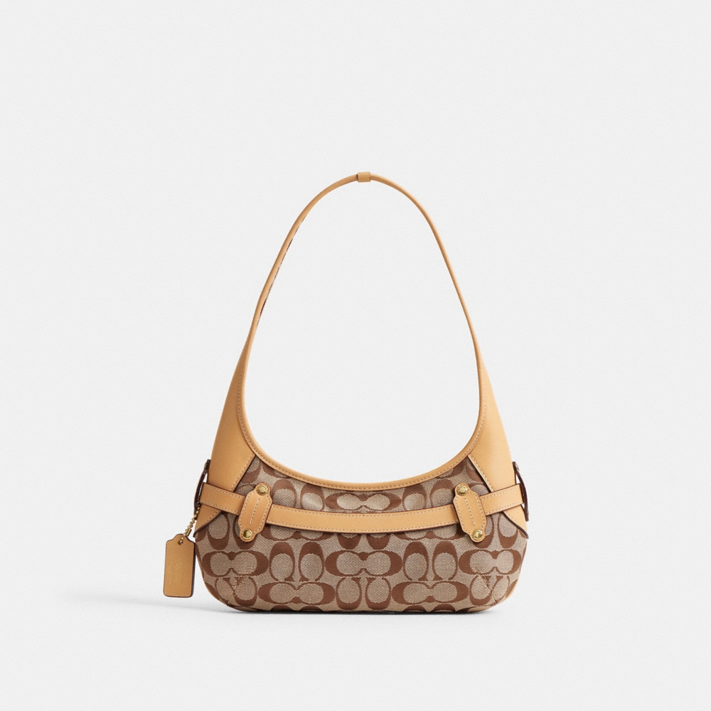 Coach Outlet Belted Ergo Shoulder Bag 26 In Signature Jacquard - Preorder - Image 3