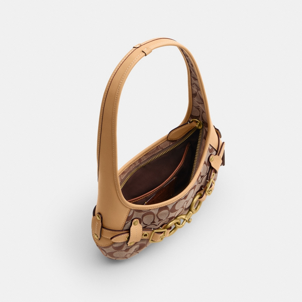 Coach Outlet Belted Ergo Shoulder Bag 26 In Signature Jacquard - Preorder - Image 5