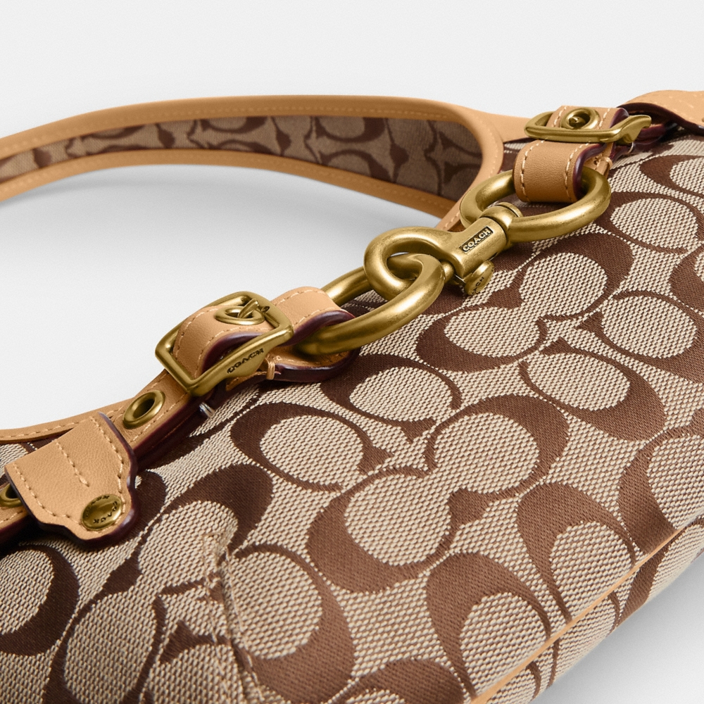 Coach Outlet Belted Ergo Shoulder Bag 26 In Signature Jacquard - Preorder - Image 9