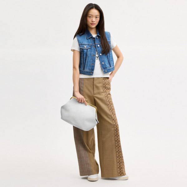 Coach Kisslock Frame Bag 27 In Loved Leather - Preorder