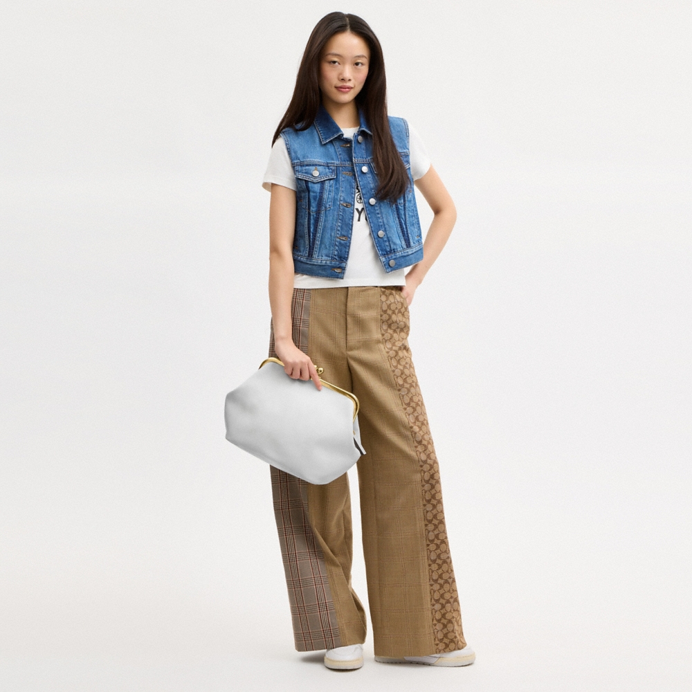 Coach Kisslock Frame Bag 27 In Loved Leather - Preorder