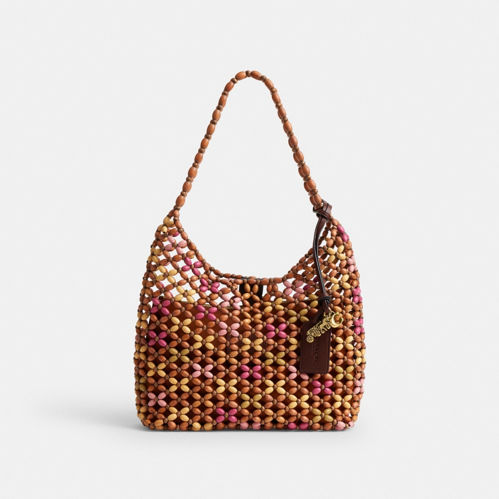Coach Outlet Brooklyn Shoulder Bag 28 With Wooden Beading - Preorder