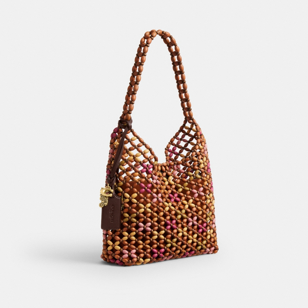 Coach Outlet Brooklyn Shoulder Bag 28 With Wooden Beading - Preorder