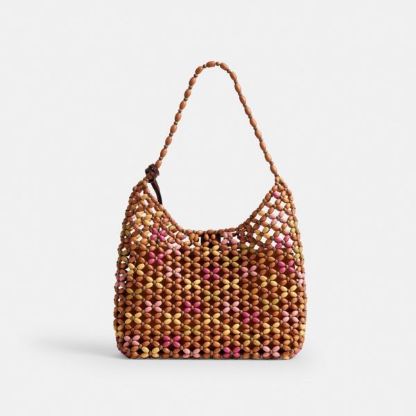Coach Outlet Brooklyn Shoulder Bag 28 With Wooden Beading - Preorder