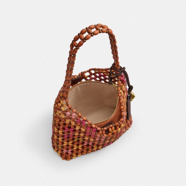 Coach Outlet Brooklyn Shoulder Bag 28 With Wooden Beading - Preorder