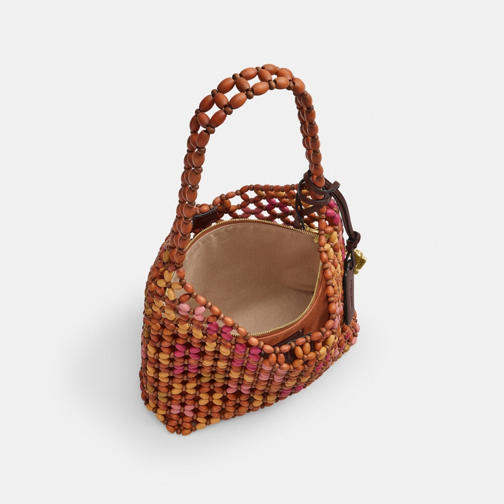 Coach Outlet Brooklyn Shoulder Bag 28 With Wooden Beading - Preorder