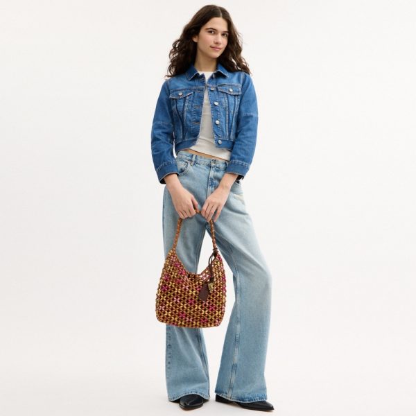 Coach Outlet Brooklyn Shoulder Bag 28 With Wooden Beading - Preorder