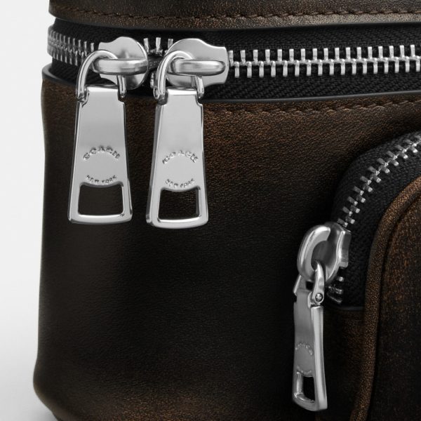 Coach Outlet Rainer Crossbody Bag 18 With Pocket In Loved Leather - Preorder