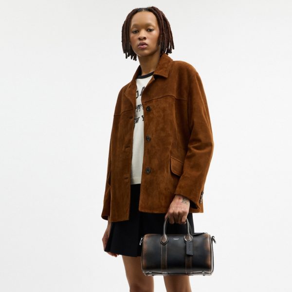 Coach Compass Bag 25 In Loved Leather - Preorder
