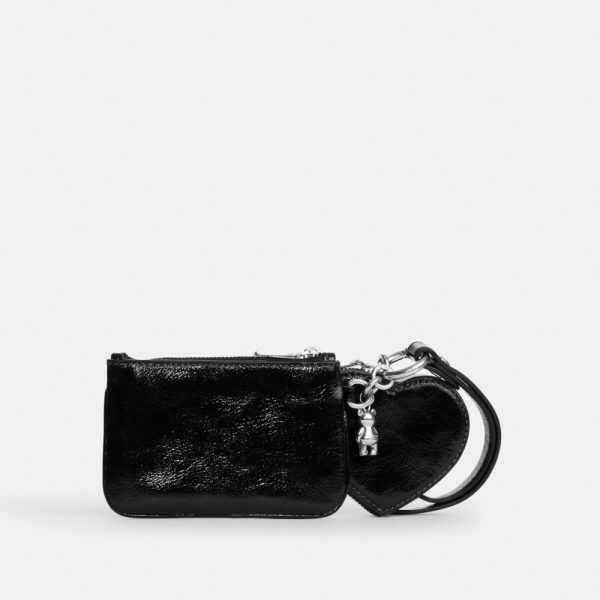 Coach Outlet Wristlet And Heart Pouch With Charm - Preorder