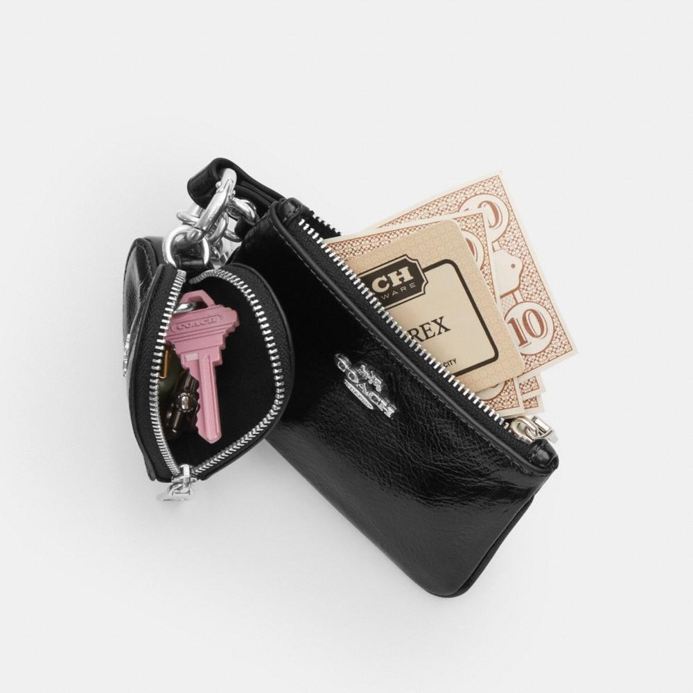 Coach Outlet Wristlet And Heart Pouch With Charm - Preorder