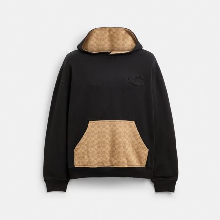Coach Outlet Signature Hoodie - Preorder — Tan Signature
