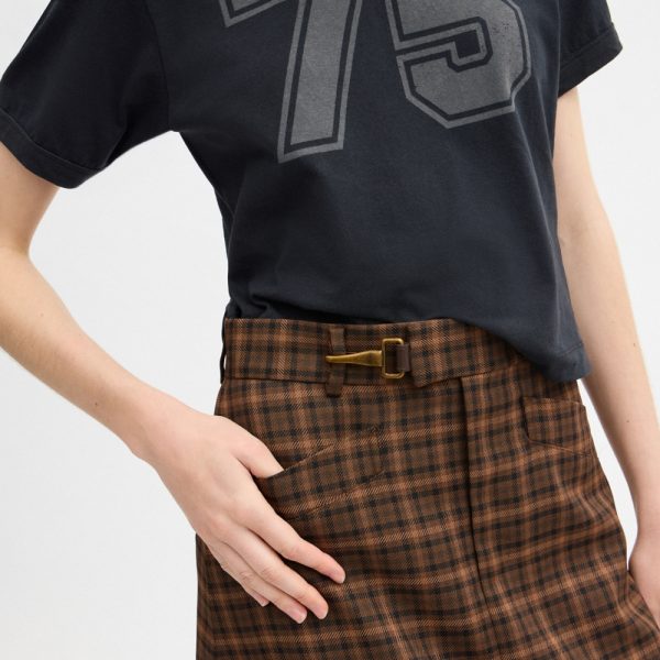 Coach Yarn Dye A-Line Skirt - Preorder