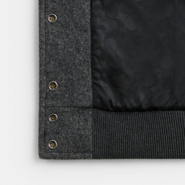 Coach Wool Leather Varsity Jacket - Preorder