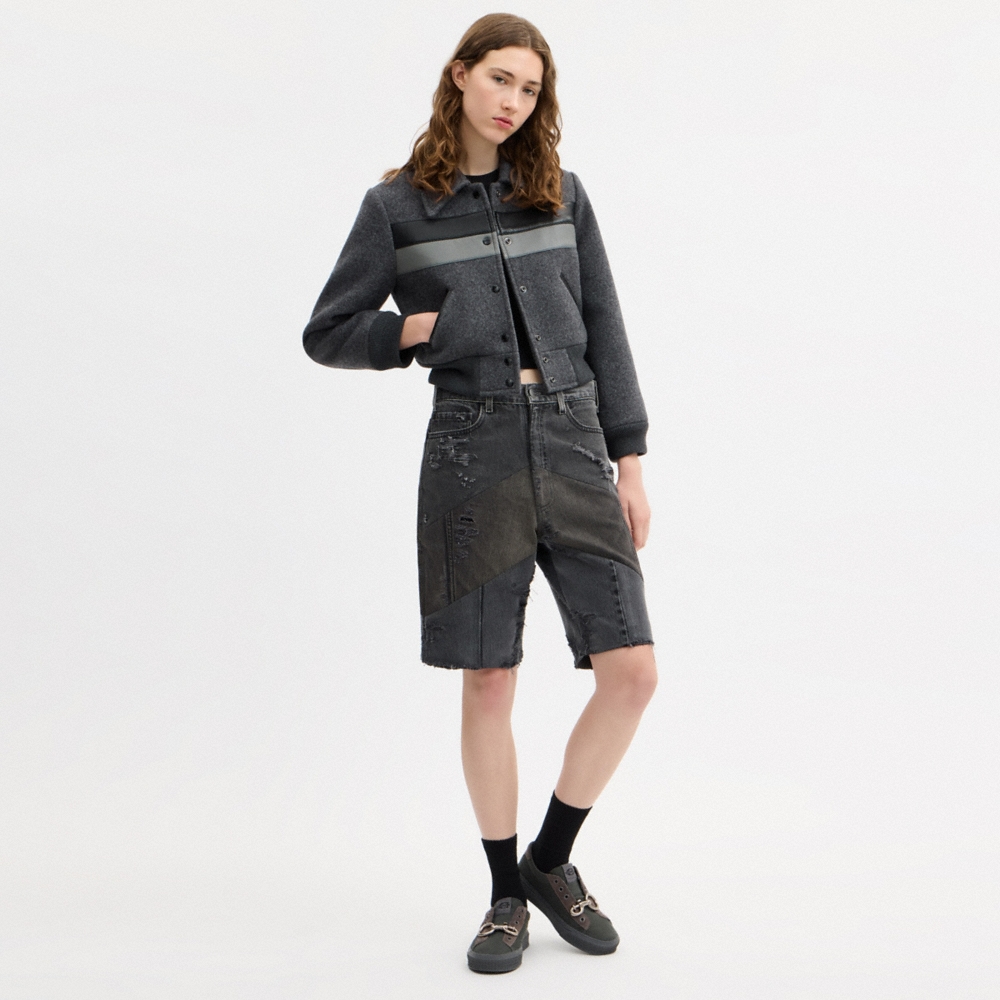 Coach Wool Leather Varsity Jacket - Preorder