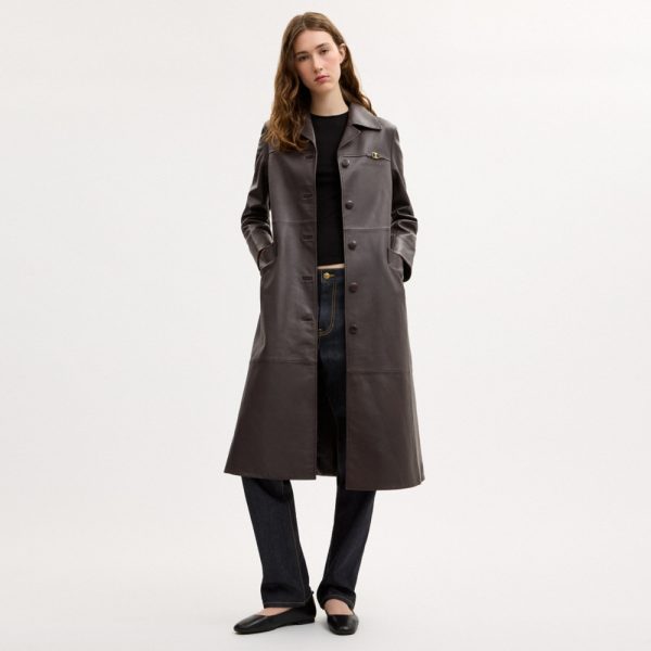Coach Leather Trench - Preorder