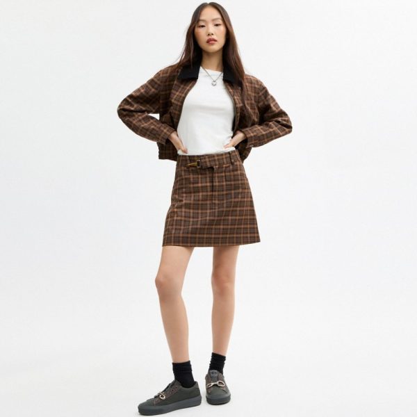 Coach Plaid Miniskirt - Preorder
