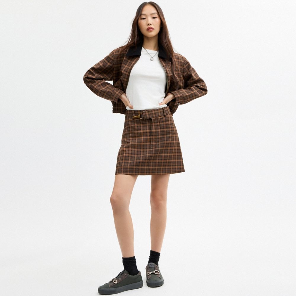 Coach Plaid Miniskirt - Preorder