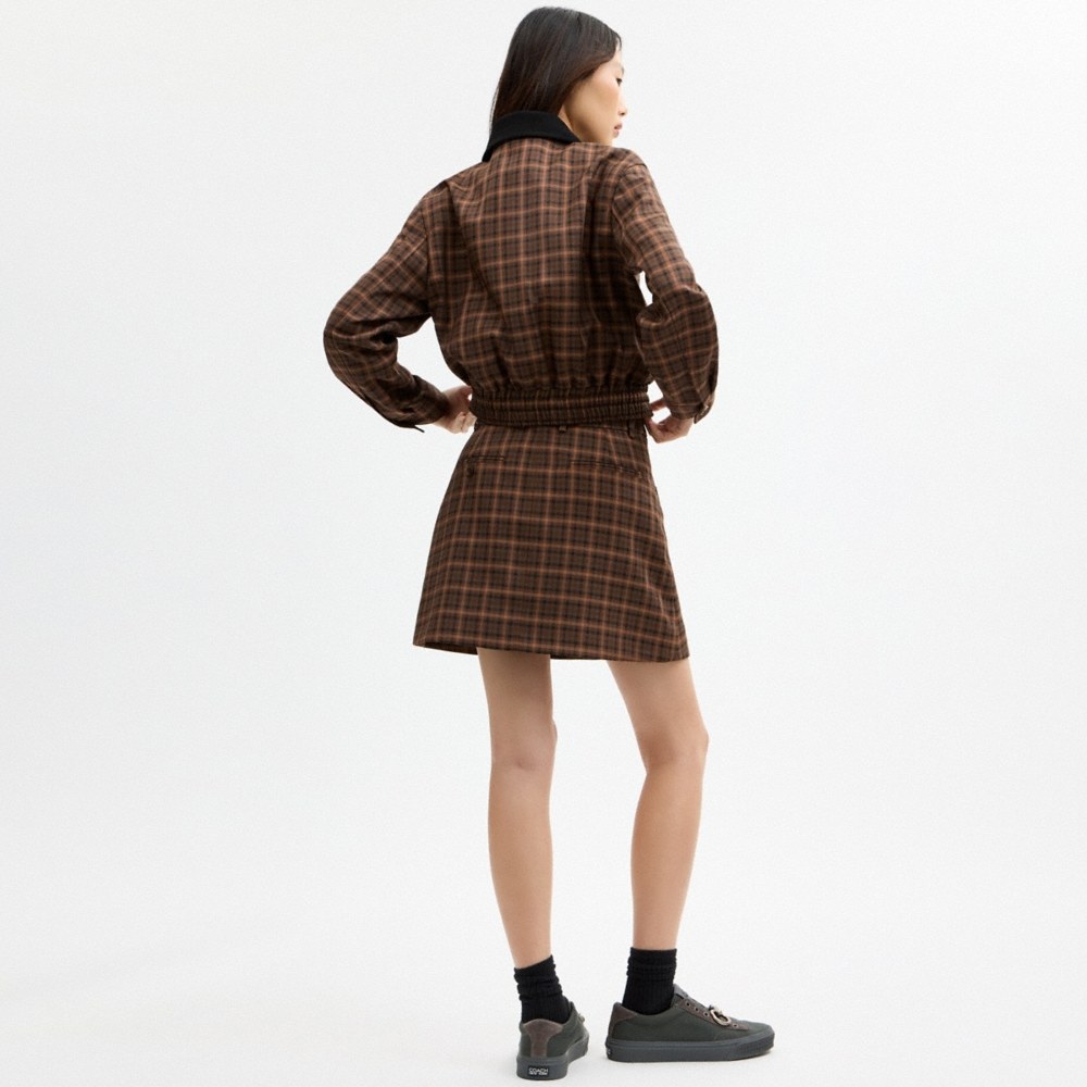 Coach Plaid Miniskirt - Preorder