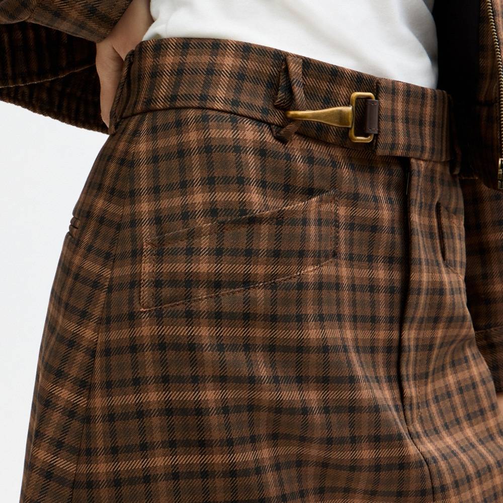 Coach Plaid Miniskirt - Preorder
