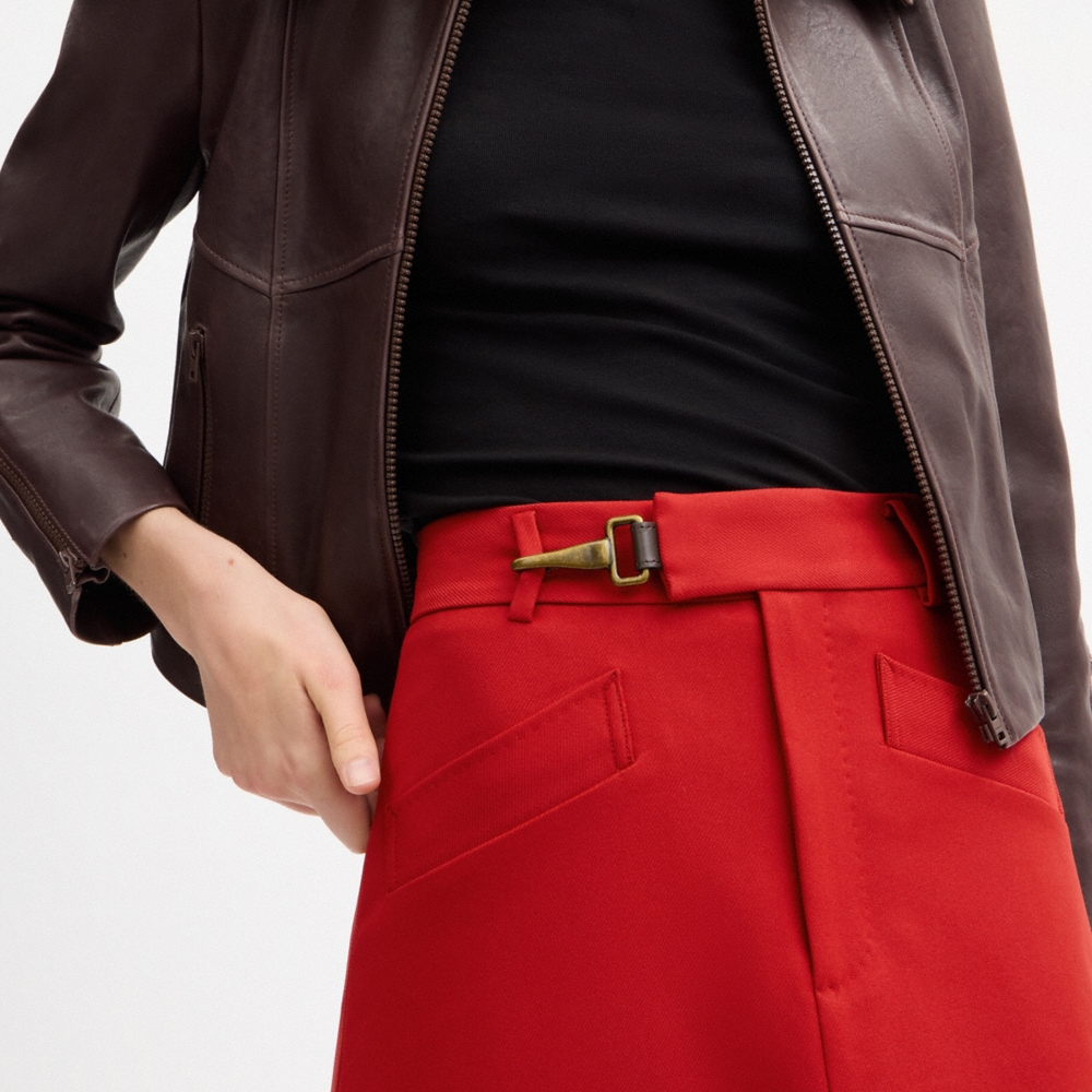 Coach Solid A-Line Skirt - Preorder