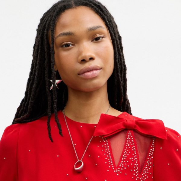 Coach Long Sleeve Bow Dress - Preorder